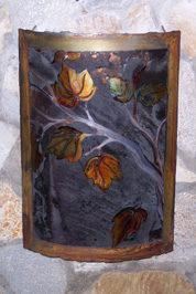 Autumn sconce